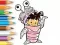 Coloring Book: Monster Costume Girl