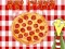 Eet pizza