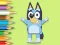 Coloring Book: Happy Bluey