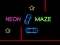 Neon Car Maze