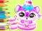 Coloring Book: Baby Fluff's Birthday