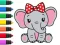 Coloring Book: Elephant