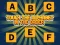 Touch The Alphabet In The Oder