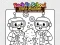 Back to School: Robot Coloring Book