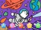 Color By Code Space Bear