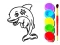 Dolphin Coloring Book