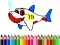 Back To School: Shark Coloring Book