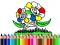 Back to School: Flowers Coloring
