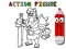 Back To School: Action Figure Coloring