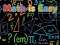 Math is Easy