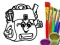Back To School: School Bag Coloring Book