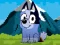 Bluey dog pixal