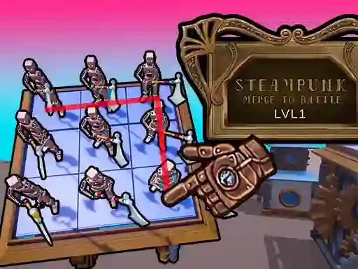 Steampunk Merge To Battle
