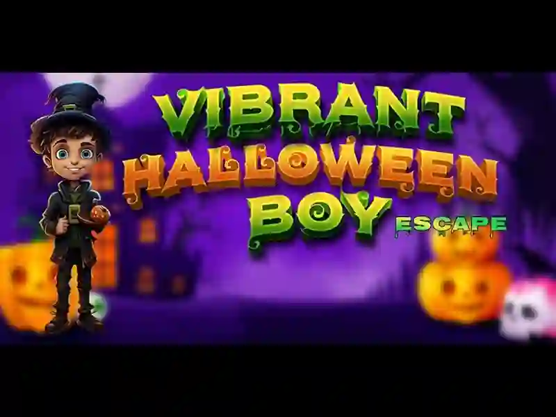Vibrant Halloween Boy Escape