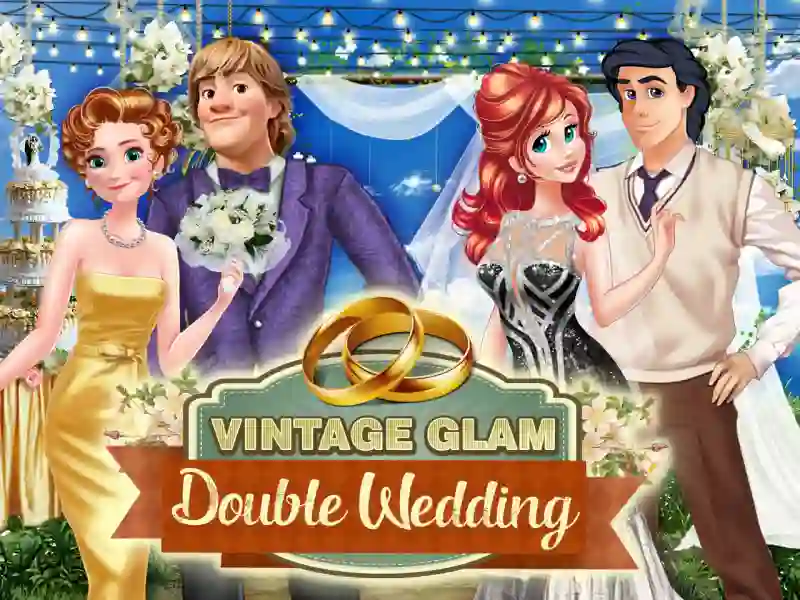 Vintage Glam: Double Wedding