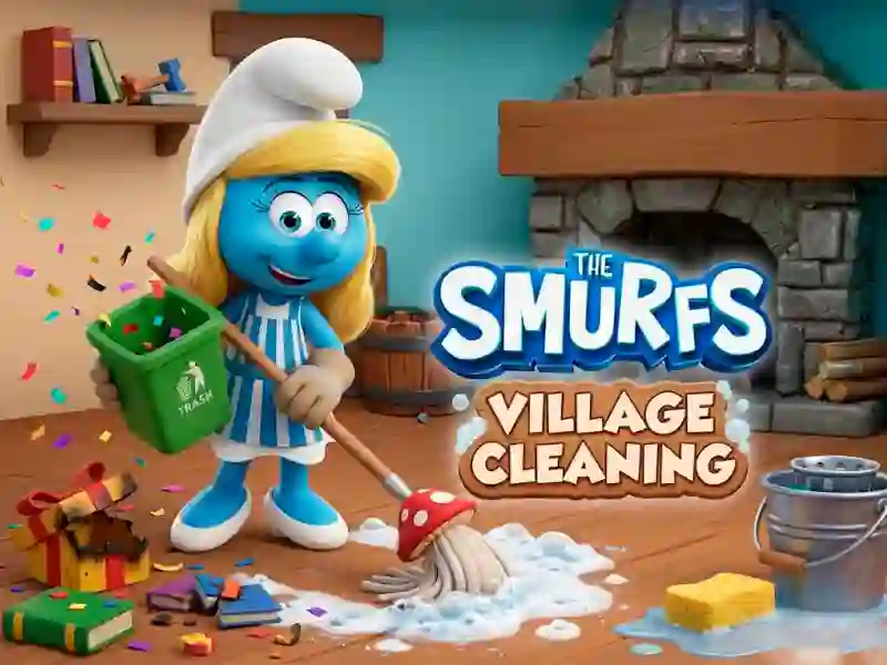 The Smurfs Village Cleaning