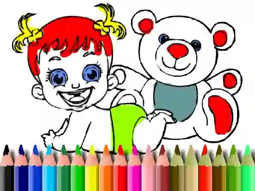 Back To School: Baby Doll Coloring