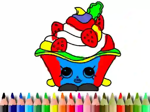 Back To School: Cake Coloring Book