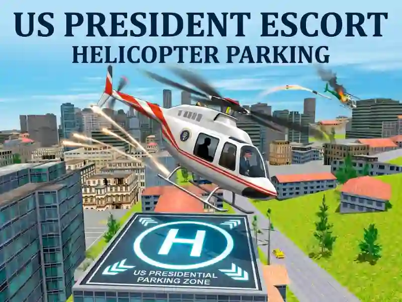 US President Escort Helicopter Parking