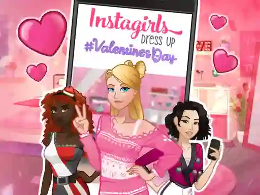 Instagirls: Valentine Dress Up
