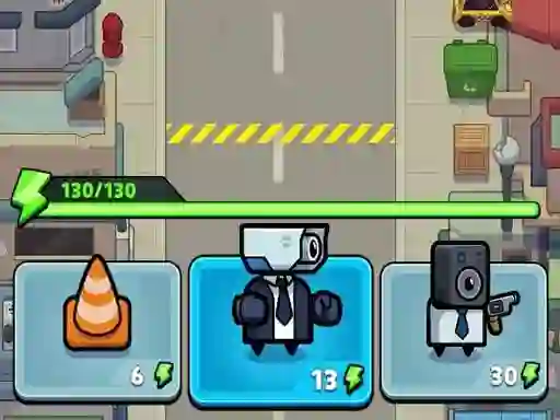 Toilet fight Police vs zombie