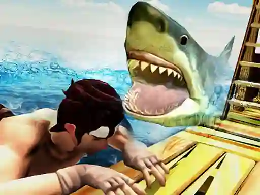 Raft Angry Shark Hunting