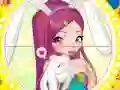 Winx bunny style: Round Puzzle