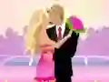Barbie and Ken Kissing
