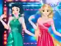 Princesses dress for the royal ball