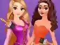 Disney Princesses Rainbow Dresses
