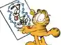 Garfield connects the dots