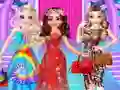Princesses Different Style Dress Fashion