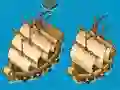 Pirate and cannons