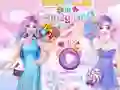 Barbie and Elsa in Candyland