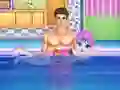 Baby Taylor Learn Swimming
