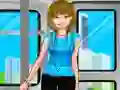 Barbie On The Train