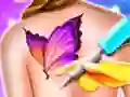 Barbie Funny Tattoo Shop