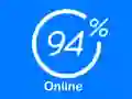 94% Online