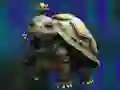 Isolated Turtle Escape