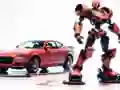 Coloring Book: Robot And Car