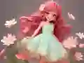 Coloring Book: Flower Dress