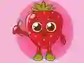 Coloring Book: Delicious Strawberries