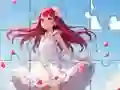 Jigsaw Puzzle: White Dress Girl