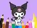 Coloring Book: Kuromi Carries Bag