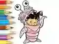 Coloring Book: Monster Costume Girl
