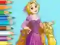 Coloring Book: Princess Rapunzel