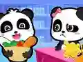 Jigsaw Puzzle: Baby Panda Supermarket