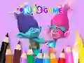 Coloring Book: Cute Troll