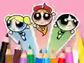 Coloring Book: The Powerpuff Girls