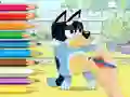 Coloring Book: Bluey And Bingo